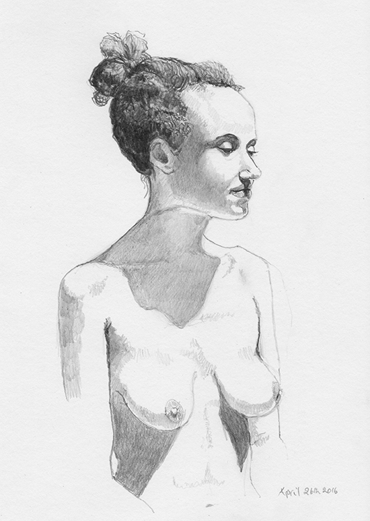 Jane Pencil Drawing