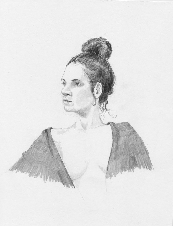 Maria Pencil Portrait